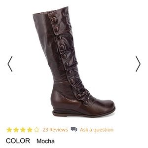 Miz Mooz Brown Leather Boots with warm lining (8.5)